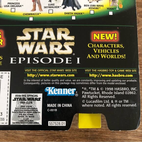 Star Wars The Power of the Force Princess Leia Ceremonial Gown 1998 Figure - Picture 4 of 4